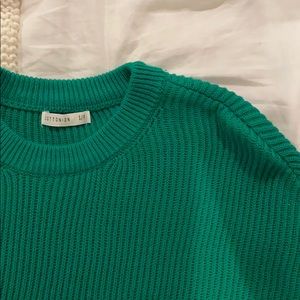 Green sweater